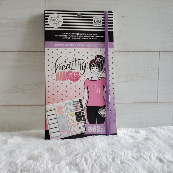 The Happy Planner Healthy Hero Accessory Book Read Description - Picture 1 of 7